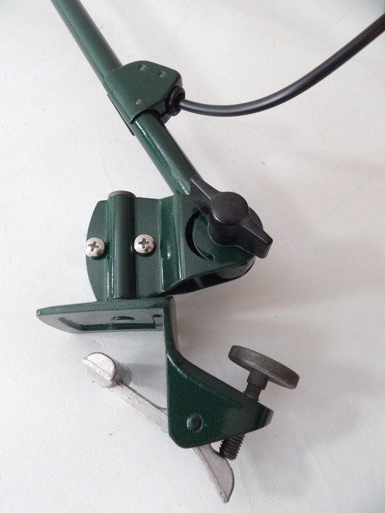 Image 1 of Vintage Midgard Bauhaus Lamp DDR Design enamelled shade