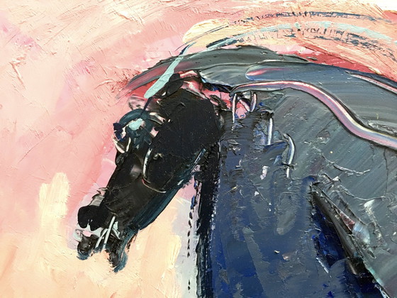 Image 1 of Frits Van Eeden - Dartel - Oil On Panel