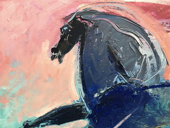 Image 1 of Frits Van Eeden - Dartel - Oil On Panel