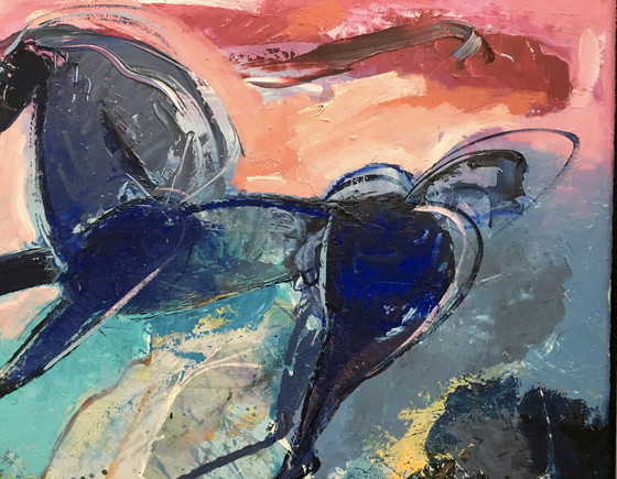 Image 1 of Frits Van Eeden - Dartel - Oil On Panel