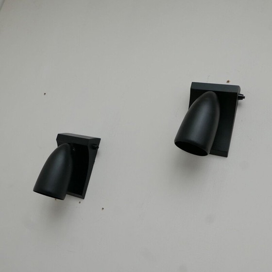 Image 1 of Pair of vintage adjustable wall sconces, The Netherlands 1960