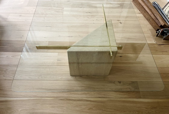 Image 1 of Artedi Travertine coffee table