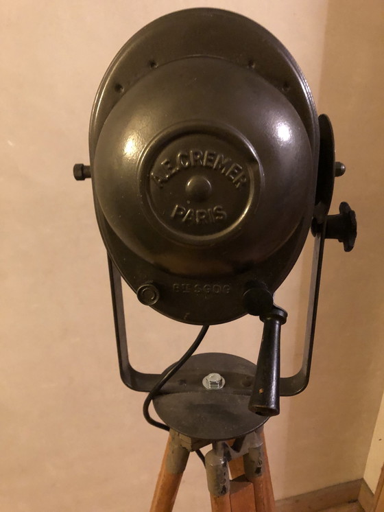 Image 1 of A E Crémer Cinema Projector 50's Indus