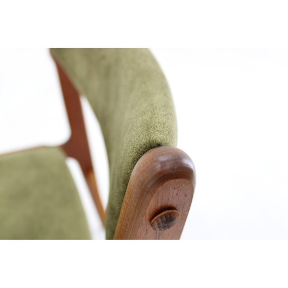 Image 1 of Pair of vintage Danish teak dining chairs, 1960s