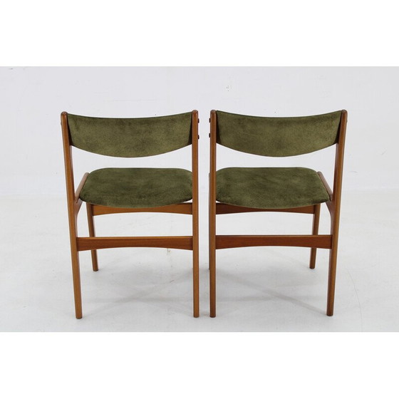 Image 1 of Pair of vintage Danish teak dining chairs, 1960s