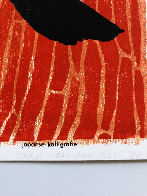 Image 1 of Lolkje van der Kooi - relief printing/screen printing