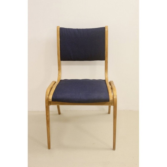 Image 1 of Set di 4 sedie vintage in faggio curvato, 1960