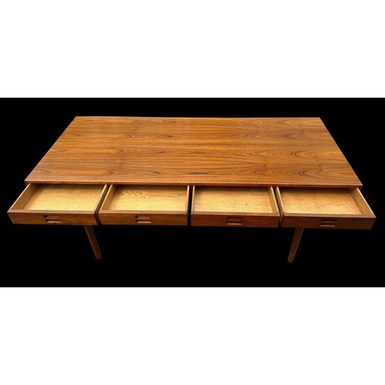 Image 1 of Vintage 4 drawers teak desk by Nanna Ditzel for Soren Wiladsen