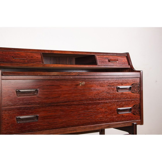 Image 1 of Vintage rosewood secretary desk by Arne Wahl Iversen for Vinde Mobelfabirk, Denmark 1960