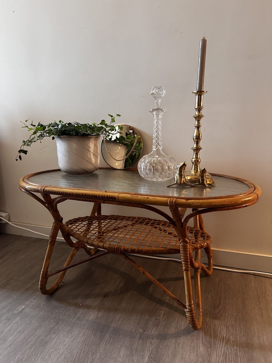 Image 1 of Rohe Noordwolde Rattan Side Table Coffee Table