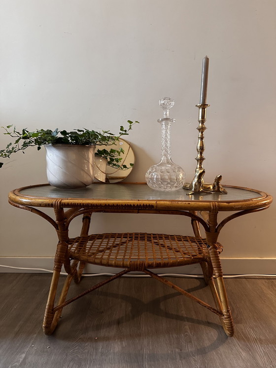 Image 1 of Rohe Noordwolde Rattan Side Table Coffee Table