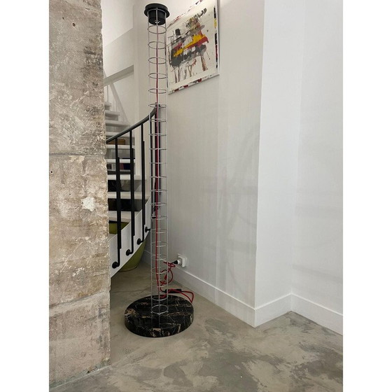 Image 1 of Lampada da terra in marmo "Upana" vintage di Ettore Sottsass, 1970