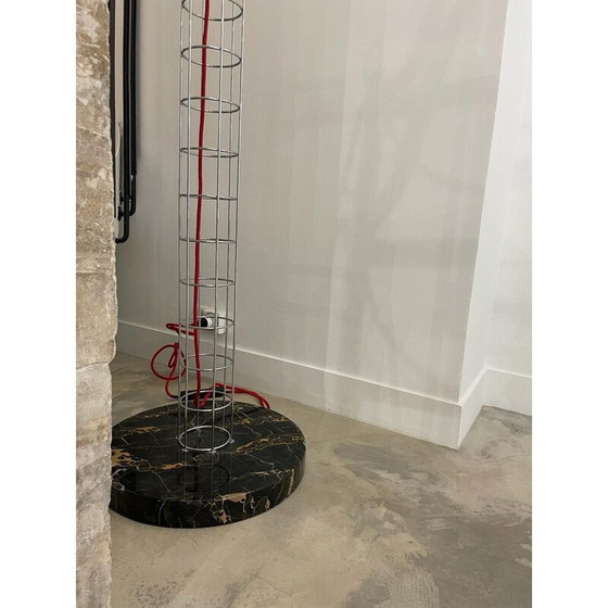 Image 1 of Lampada da terra in marmo "Upana" vintage di Ettore Sottsass, 1970