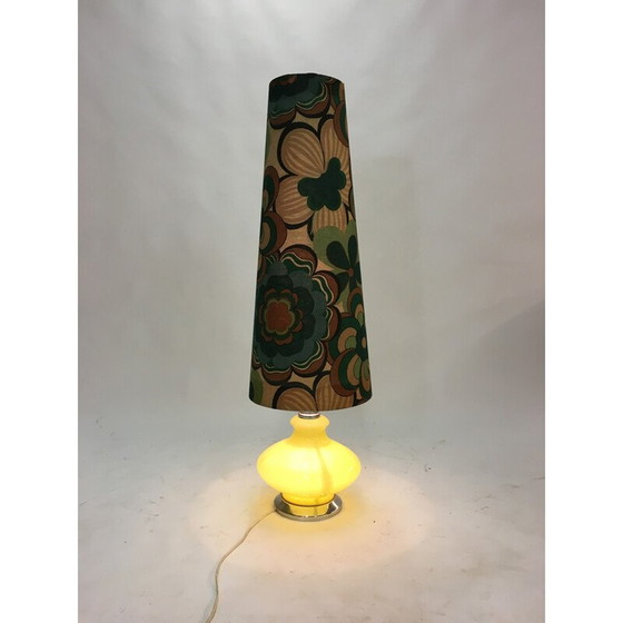 Image 1 of Vintage yellow floor lamp in Murano glass - 1970s