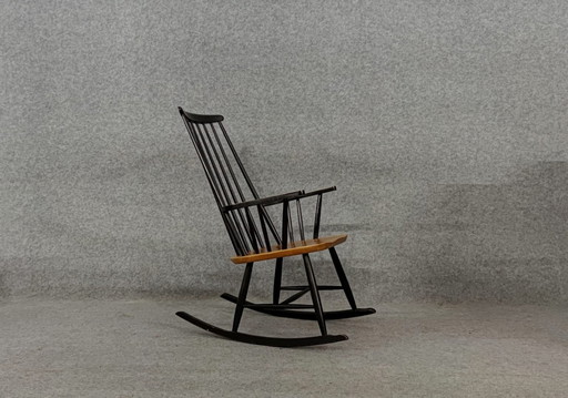 Rocking Chair Mid - Century Design Scandinavian Chair Rocking Chair Armchair Vintage Retro
