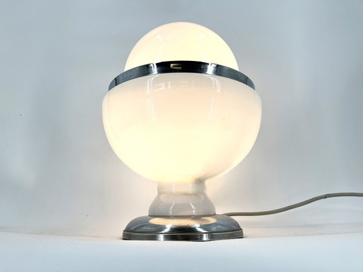 Lampe de table vintage en verre de Murano