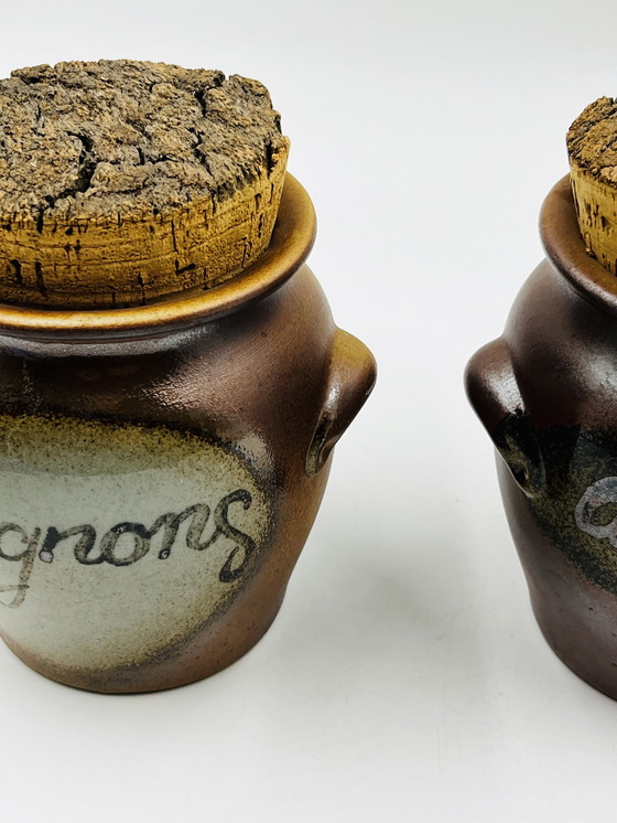 Image 1 of Duo De Pots De Grès D'Aron