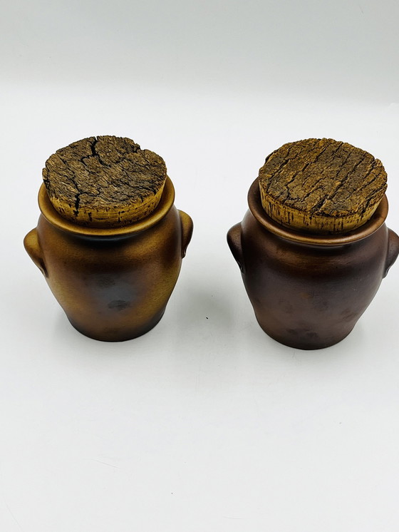 Image 1 of Duo De Pots De Grès D'Aron