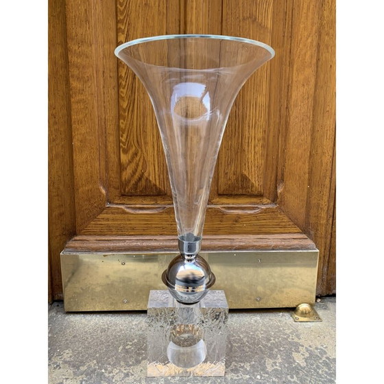 Image 1 of Vintage "Glass Rock" Vase by Eric Katz 2019