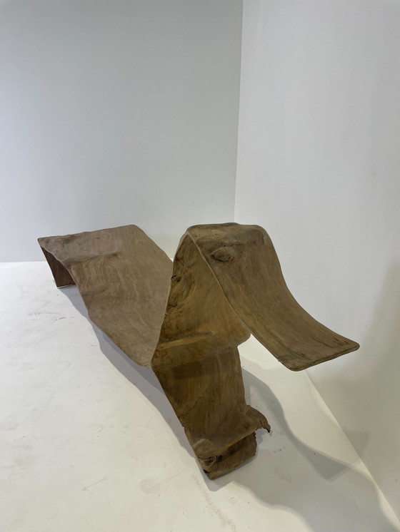Image 1 of Poltrona di design/scultura in legno di teak