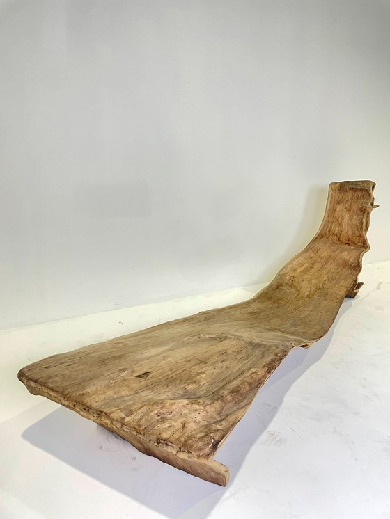 Image 1 of Poltrona di design/scultura in legno di teak