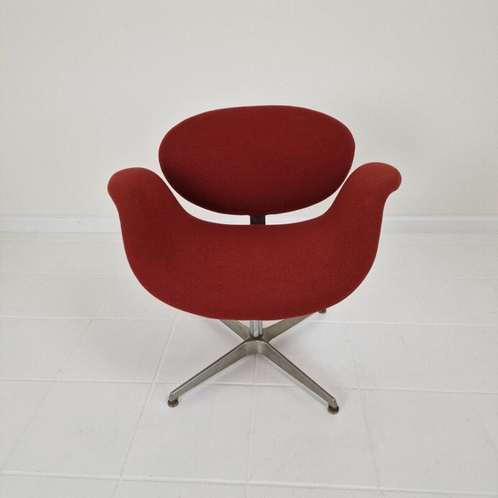 Image 1 of Vintage Tulip armchair with cross base by Pierre Paulin for Artifort, 1970s