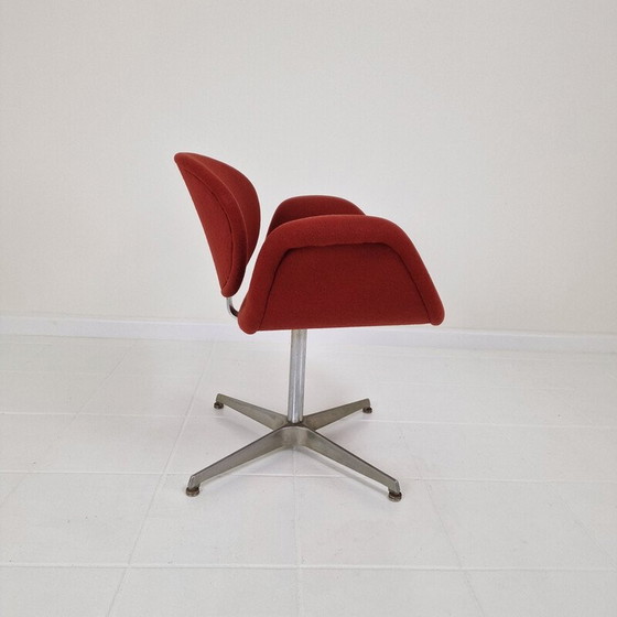 Image 1 of Vintage Tulip armchair with cross base by Pierre Paulin for Artifort, 1970s