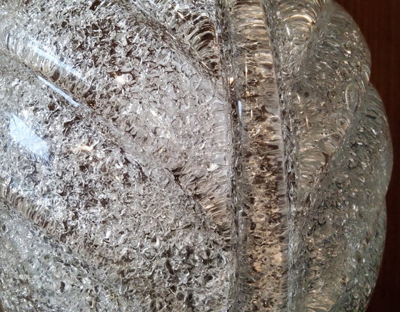 Image 1 of Murano, applique in vetro trasparente a foglia, anni '40