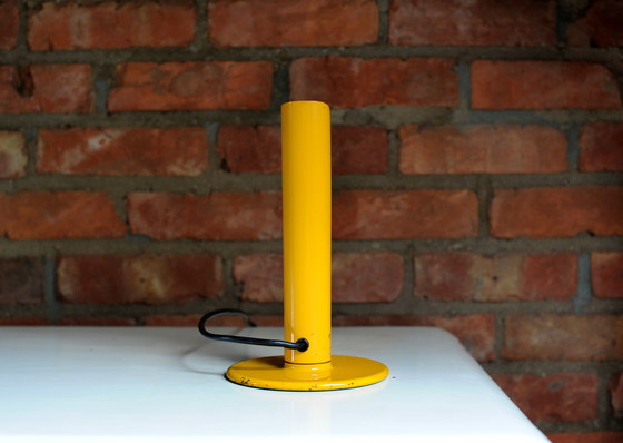 Image 1 of Yellow industrial desk lamp