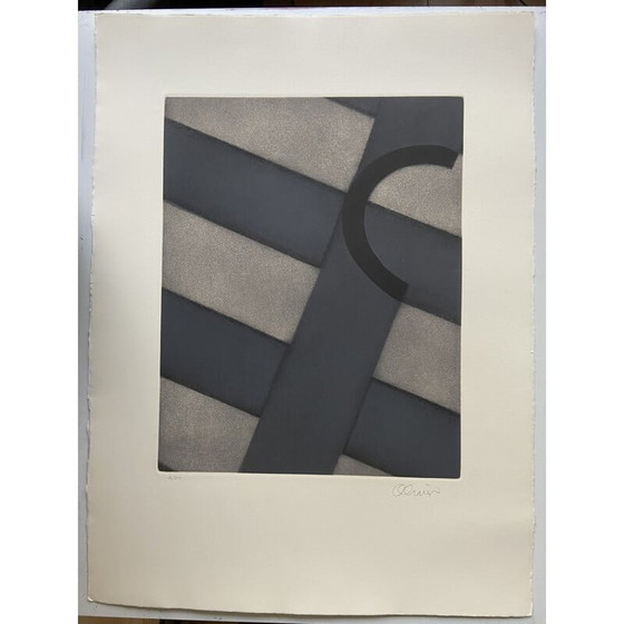 Image 1 of Lithograph vintage "vinculo tejado" by Perry Oliver, 1999