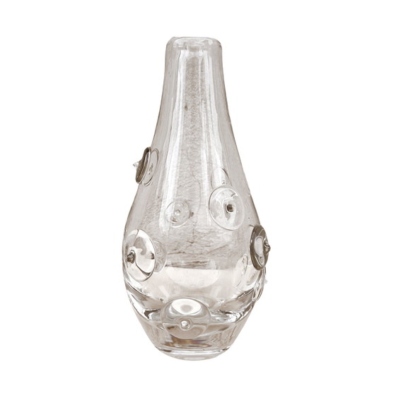 Image 1 of Flora Crystal Vase Lausitzer Glas Bleikristall Germany 1970S