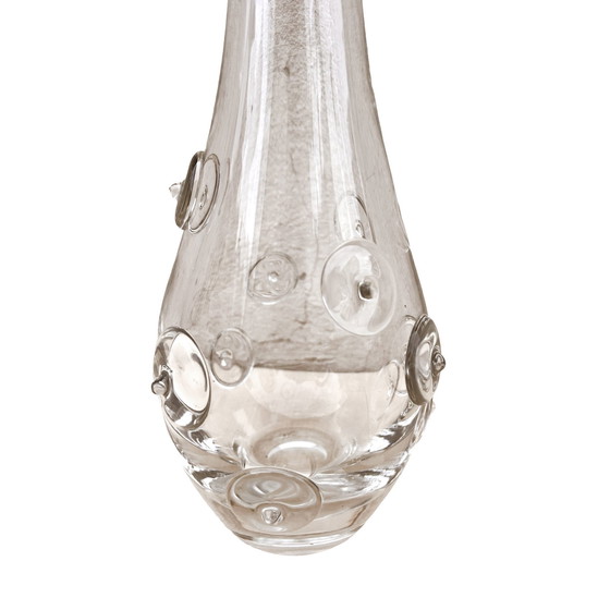 Image 1 of Flora Crystal Vase Lausitzer Glas Bleikristall Germany 1970S