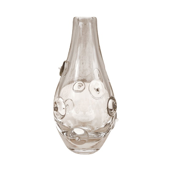 Image 1 of Flora Crystal Vase Lausitzer Glas Bleikristall Germany 1970S