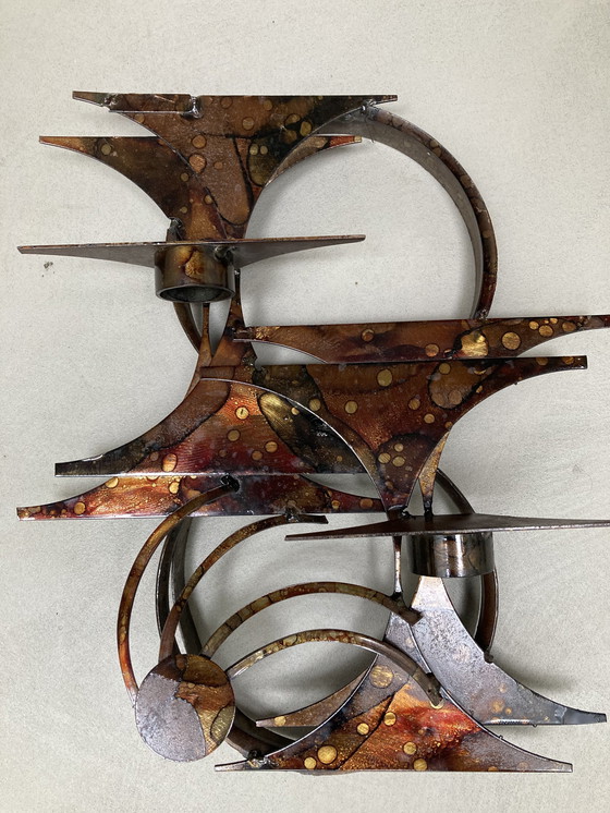 Image 1 of Chandelier mural brutaliste Henrik Horst