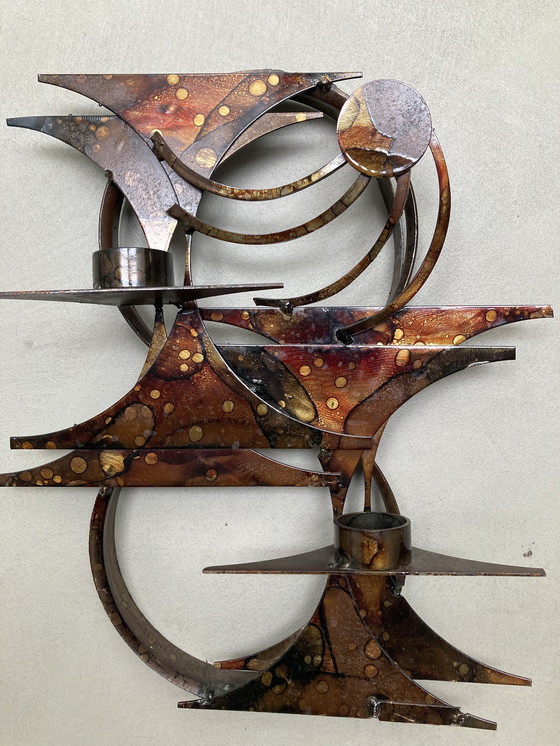 Image 1 of Chandelier mural brutaliste Henrik Horst