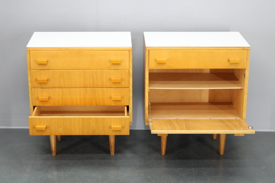 Image 1 of 1960S Frantisek Mezulanik Pair Of Chest Of Drawers, Czechoslovakia