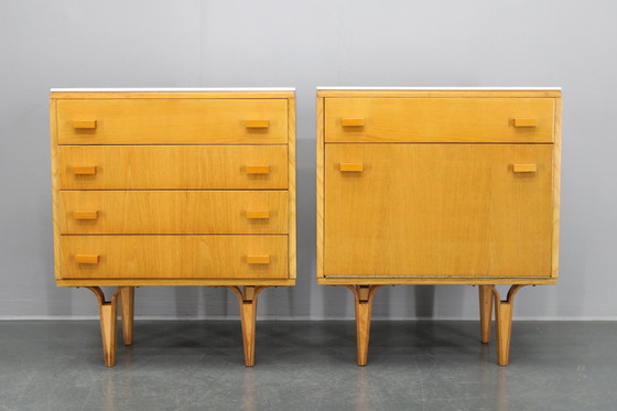 Image 1 of 1960S Frantisek Mezulanik Pair Of Chest Of Drawers, Czechoslovakia