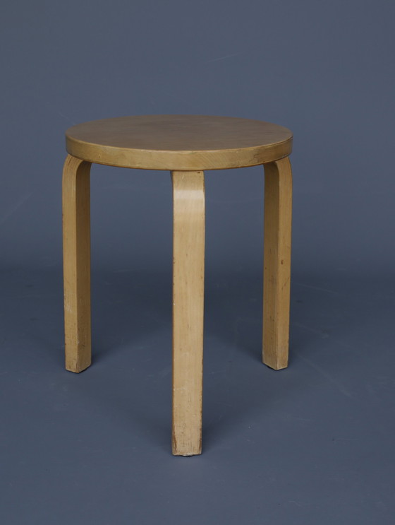 Image 1 of Model Nr 60 Stool by Alvar Aalto for Artek, 1960s