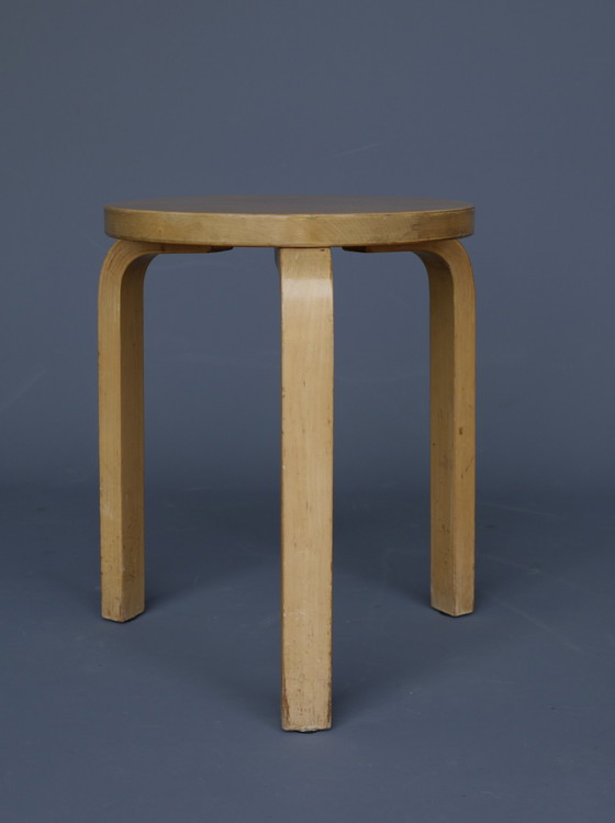 Image 1 of Model Nr 60 Stool by Alvar Aalto for Artek, 1960s