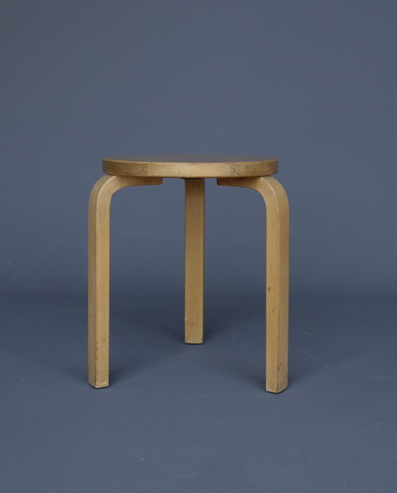 Image 1 of Model Nr 60 Stool by Alvar Aalto for Artek, 1960s