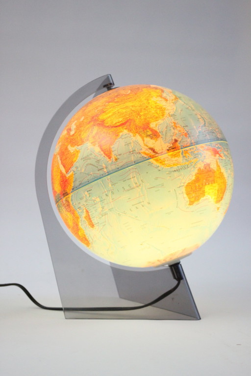 Illuminated Globe By Scan Globe A/S, Denmark 1980S