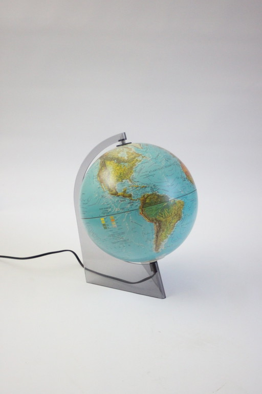 Illuminated Globe By Scan Globe A/S, Denmark 1980S