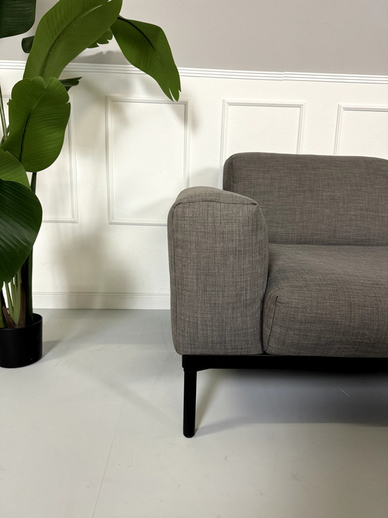 Image 1 of Rolf Benz Freistil 166 Sofa Fabric Gray Couch + Stool