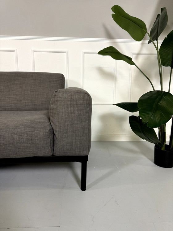 Image 1 of Rolf Benz Freistil 166 Sofa Fabric Gray Couch + Stool