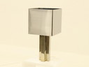 Rare Inox Table Lamp Made In France, 1970S