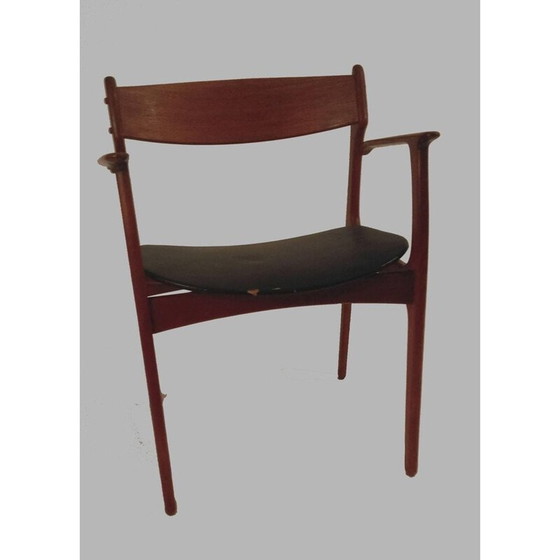 Image 1 of Vintage in teak armchair model 50 by Erik Buch, 1950