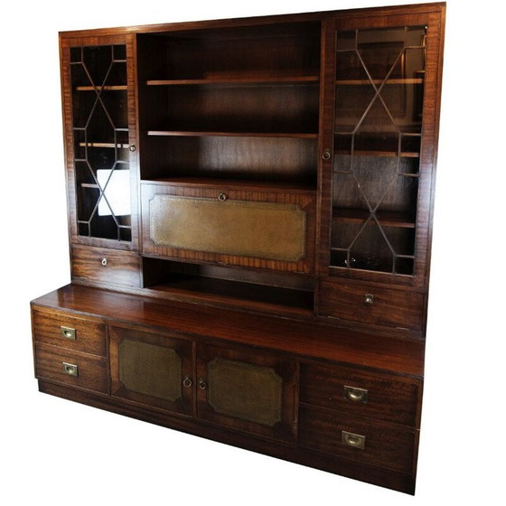 Image 1 of Vintage display cabinet in mahogany, 1930s