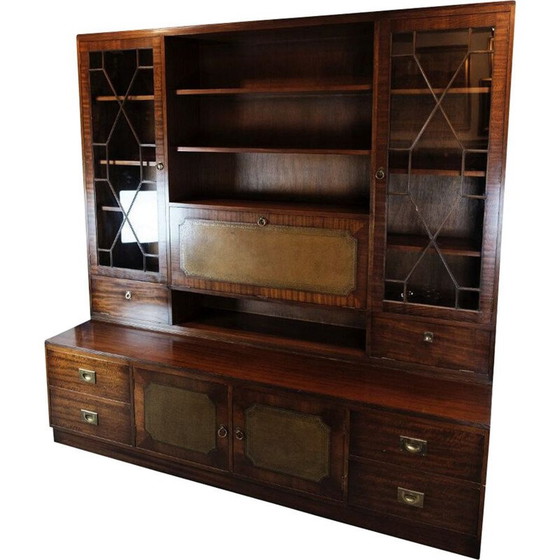 Image 1 of Vintage display cabinet in mahogany, 1930s