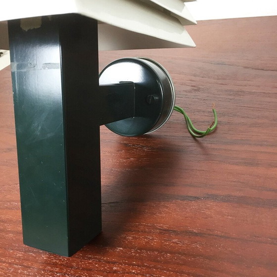 Image 1 of Scandinavian vintage wall lamp in green lacquered metal by Hans Agne Jakobsson for Markaryd, Sweden1950