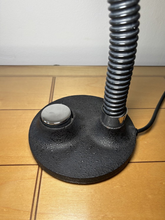 Image 1 of Lampada da tavolo vintage, Hillebrand, Germania, anni '70, metà secolo, design industriale, Bauhaus, cromo, metallo, lampada